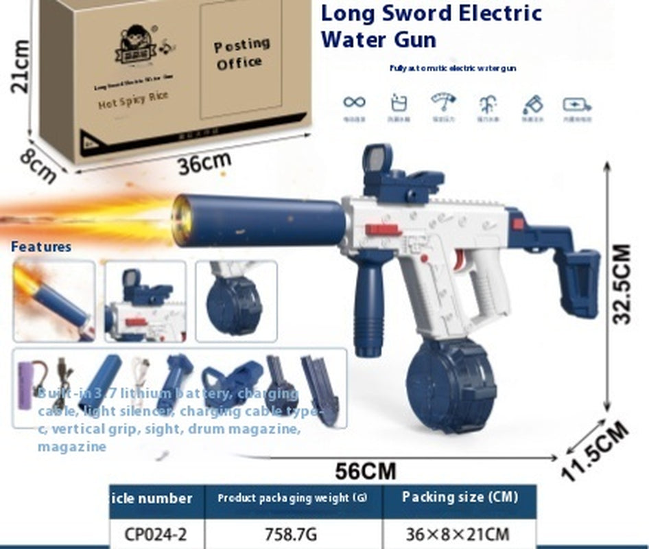 Fire-Breathing Second Generation M416 Water Gun Large Capacity Electric Continuous